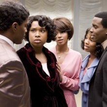 Keith Robinson, Eddie Murphy, Beyoncé Knowles, Jennifer Hudson e Anika Noni Rose nel film Dreamgirls