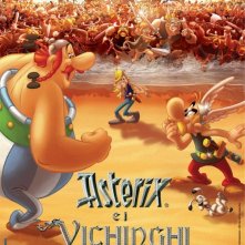 La locandina italiana di Asterix e i Vichinghi