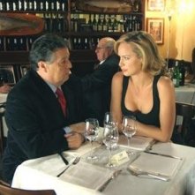 Renato Pozzetto e Camilla Sjoberg in una scena del film Un amore su misura