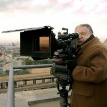 Pupi Avati sul set del film La cena per farli conoscere