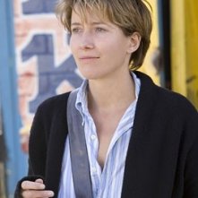 Emma Thompson in una scena di Vero come la finzione