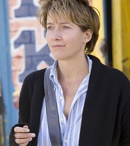 Emma Thompson in una scena di Vero come la finzione