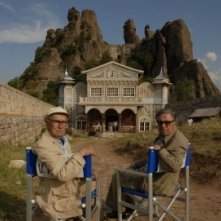 Paolo e Vittorio Taviani sul set del film La masseria delle allodole