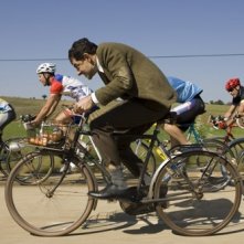 Rowan Atkinson in una scena del film Mr. Bean's Holiday