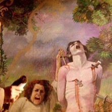 Lino Capolicchio in una scena de La casa dalle finestre che ridono