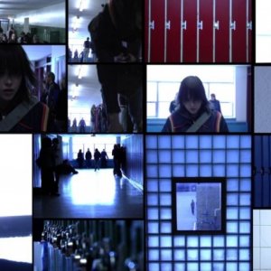 Un esempio delle composizioni dello schermo di 'The Tracey Fragments'