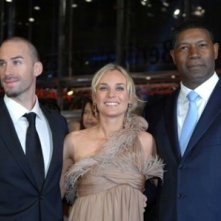 Joseph Fiennes, Diane Kruger e Dennis Haysbert a Berlino 2007 per presentare il film Goodbye Bafana