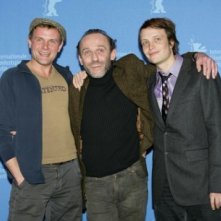 Devid Striesow, Karl Markovics e August Diehl alla Berlinale 2007 per presentare il film