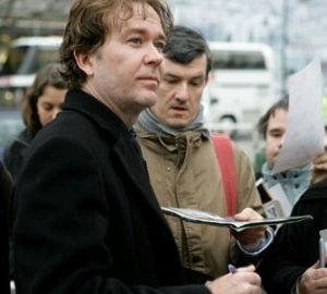 Timothy Hutton a Berlino 2007 per presetare il film When a Man Falls in the Forest