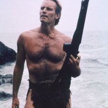 Charlton Heston in una scena de Il pianeta delle scimmie