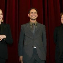 Lauren Bacall, Moritz Bleibtreu e Willem Dafoe alla Berlinale 2007 per presentare il film The Walker