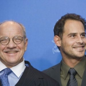 Paul Schrader e Moritz Bleibtreu alla Berlinale 2007 per presentare il film The Walker