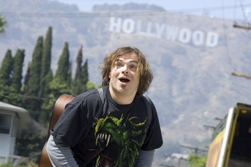 L'irresistibile Jack Black in una scena di Tenacious D e il destino del rock