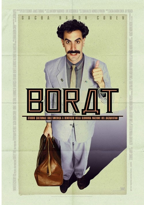 La Locandina Italiana Di Borat 37117