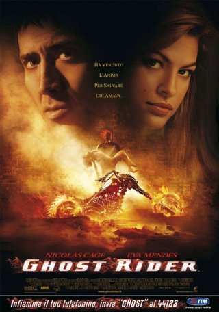 La locandina italiana di Ghost Rider