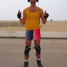 Sacha Baron Cohen nei panni del giornalista kazako 'Borat'