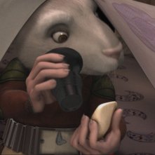 Una scena del film Il topolino Marty e la fabbrica di perle