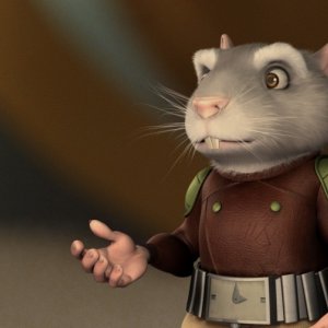 Una scena del film Il topolino Marty e la fabbrica di perle