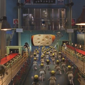 Una scena del film Il topolino Marty e la fabbrica di perle