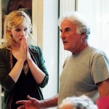 Cate Blanchett e Richard Eyre sul set del film Diario di uno scandalo