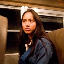 Maya Zapata in una scena del film Bordertown