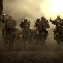 Una scena del film 300