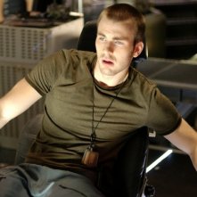 Chris Evans in una sequenza del film Sunshine