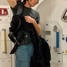 l'attore irlandese Cillian Murphy in una scena del film Sunshine