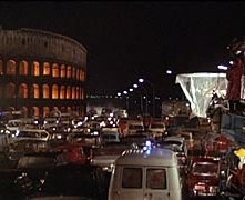 Una scena di ROMA di Federico Fellini (Italia/Francia, 1972)