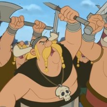 Una scena dal film Asterix e i Vichinghi