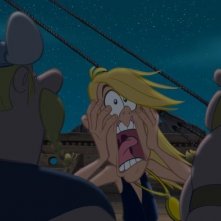 Una scena del film Asterix e i Vichinghi, film d'animazione del 2006