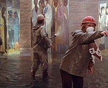 Una scena del film Roma diretto da Federico Fellini