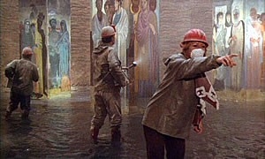 Una scena del film Roma diretto da Federico Fellini