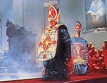 Una scena del film Roma di Federico Fellini