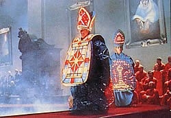 Una scena del film Roma di Federico Fellini