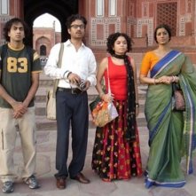  Kal Penn, Irrfan Khan, Sahira Nair e Tabu in una scena di The Namesake