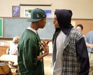 Mario e Deance Wyatt in una scena del film Freedom Writers