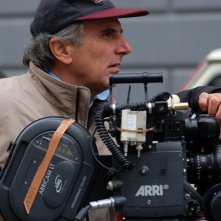 Marco Risi sul set del film Maradona, la mano di Dio