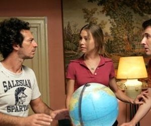 Salvatore Ficarra con Valentino Picone e Eleonora Abbagnato in una scena del film Il 7 e l'8