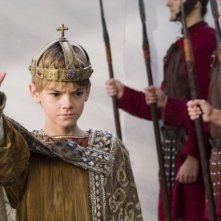 il giovane Thomas Sangster in una scena del film L'ultima legione
