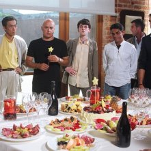 Luca Zingaretti e Francesco Benigno in una scena di Tutte le donne della mia vita