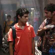 Daniele De Angelis con Nicolas Vaporidis in una scena del film Last Minute Marocco