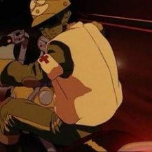 Una scena del film d'animazione Akira