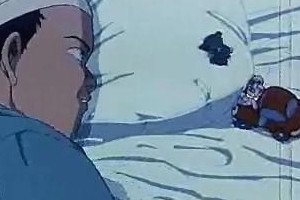 Una scena del film Akira (1988)