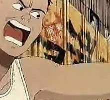 Una scena action del film Akira