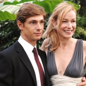 Stefania Rocca con Giorgio Pasotti in una scena del film Voce del verbo amore