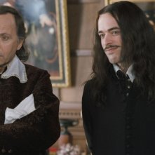 Fabrici Luchini e Romain Duris in una scena de Le avventure galanti del giovane Moliere