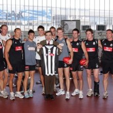 Rowan Atkinson a Melbourne durante la promozione per Mr. Bean's Holiday