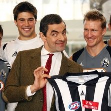 Rowan Atkinson a Melbourne durante la promozione per Mr. Bean's Holiday