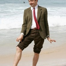 Rowan Atkinson a Sidney durante la promozione per Mr. Bean's Holiday